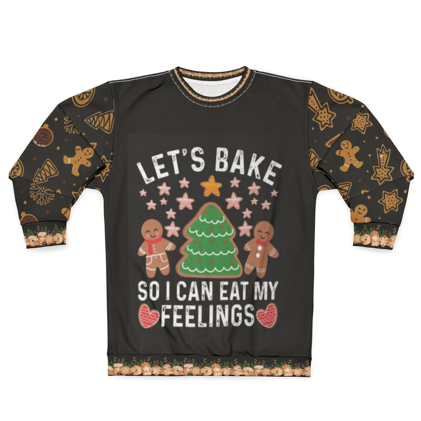 Gingerbread cookies Unisex Sweatshirt (AOP)