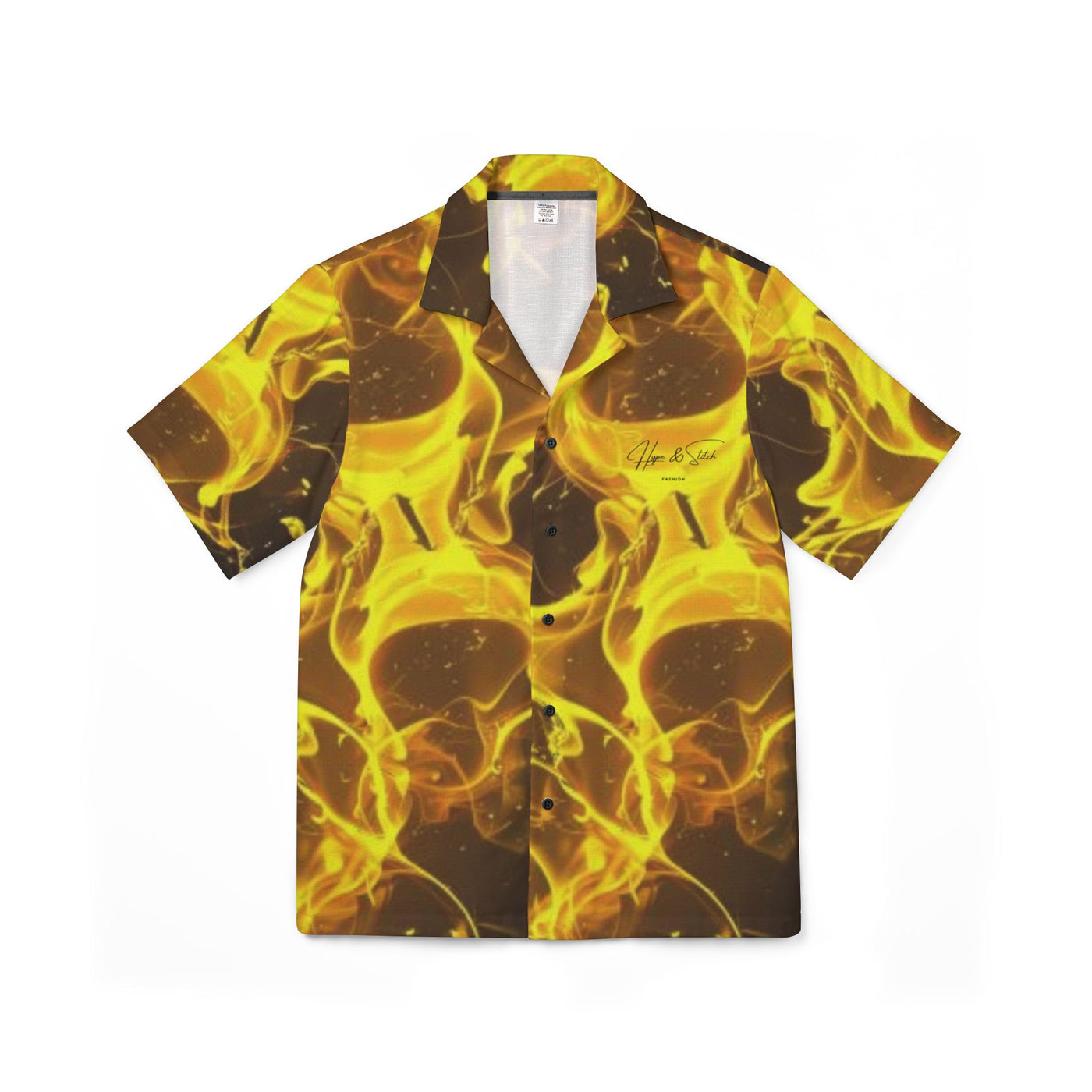 Yellow Hawaiian Camp Shirt (AOP)