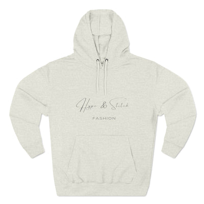 Three-Panel Fleece Hoodie