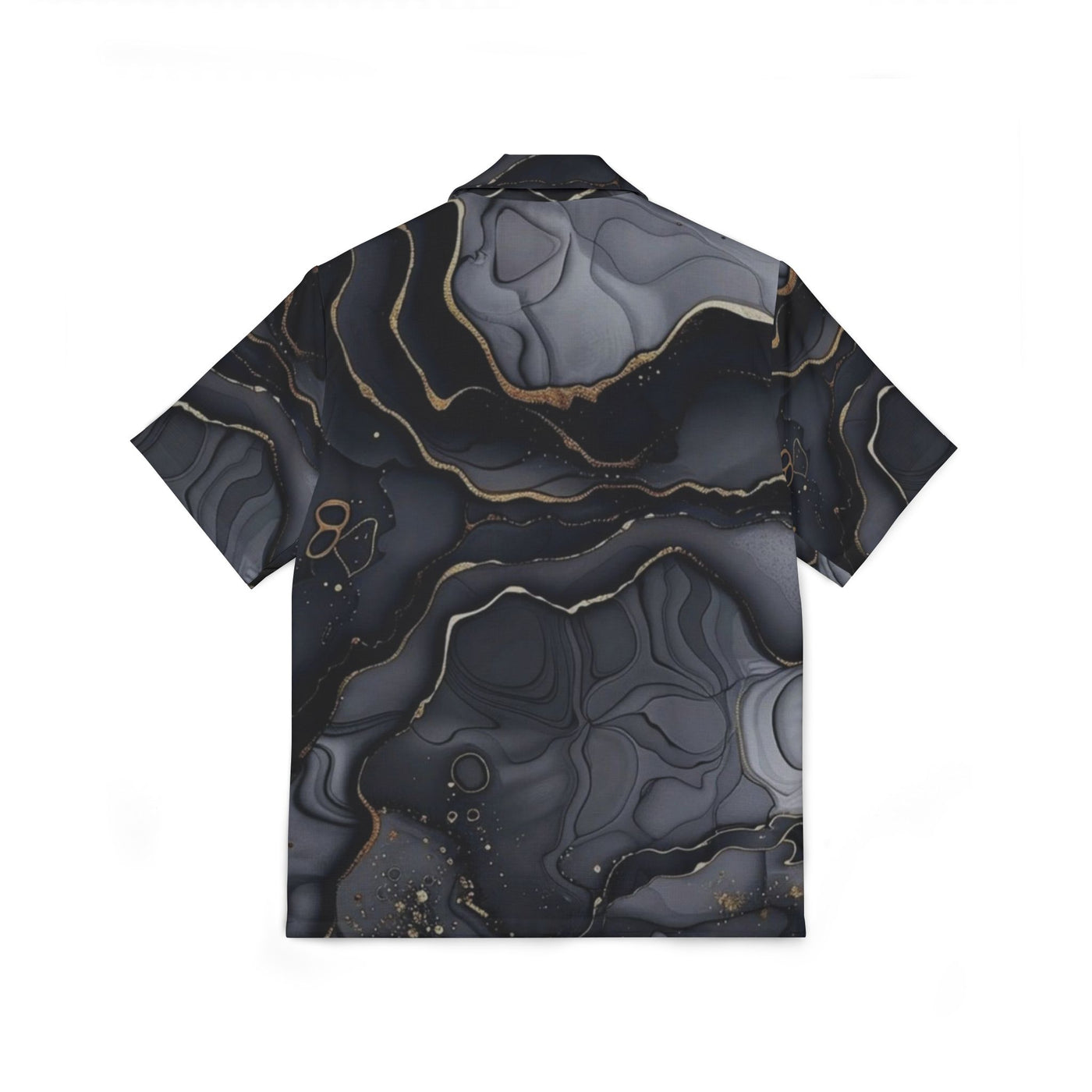 Gray Hawaiian Camp Shirt (AOP)