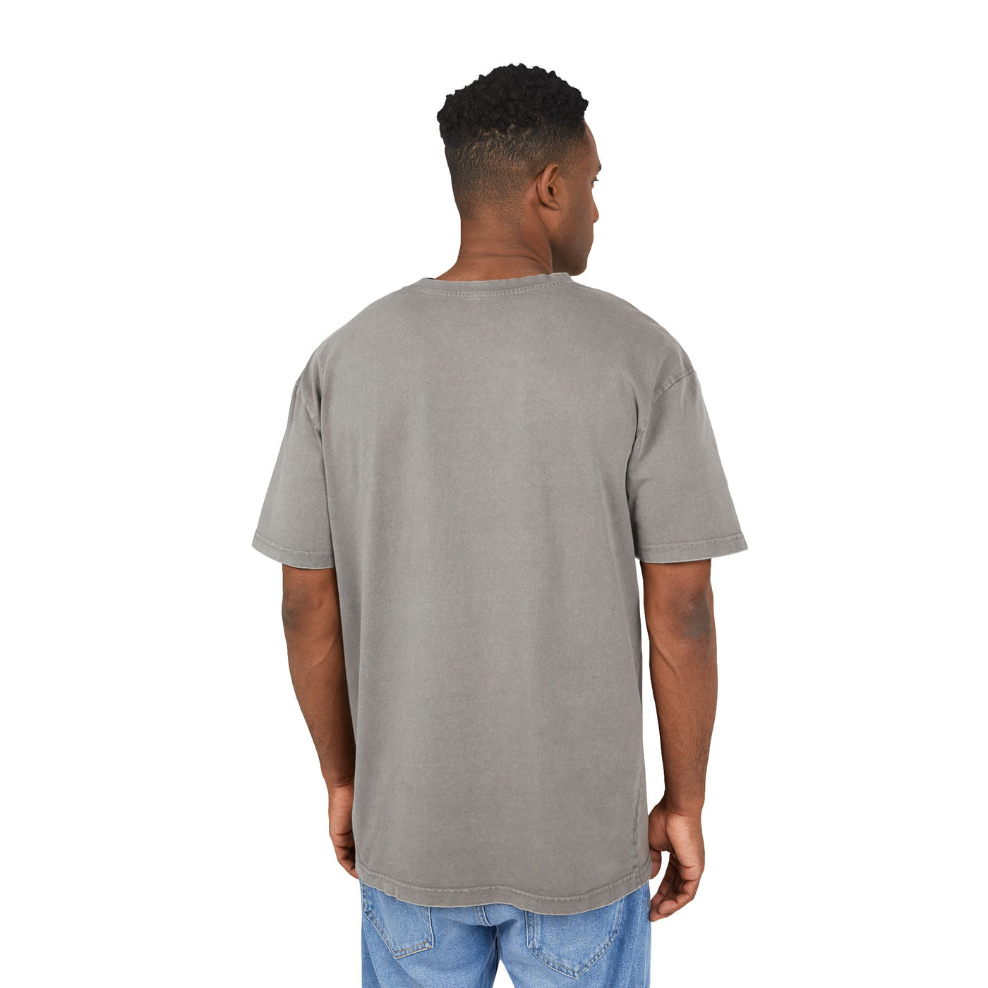 Hype & Stitch Fashion Men's Acid Washed Heavy Oversize Tee