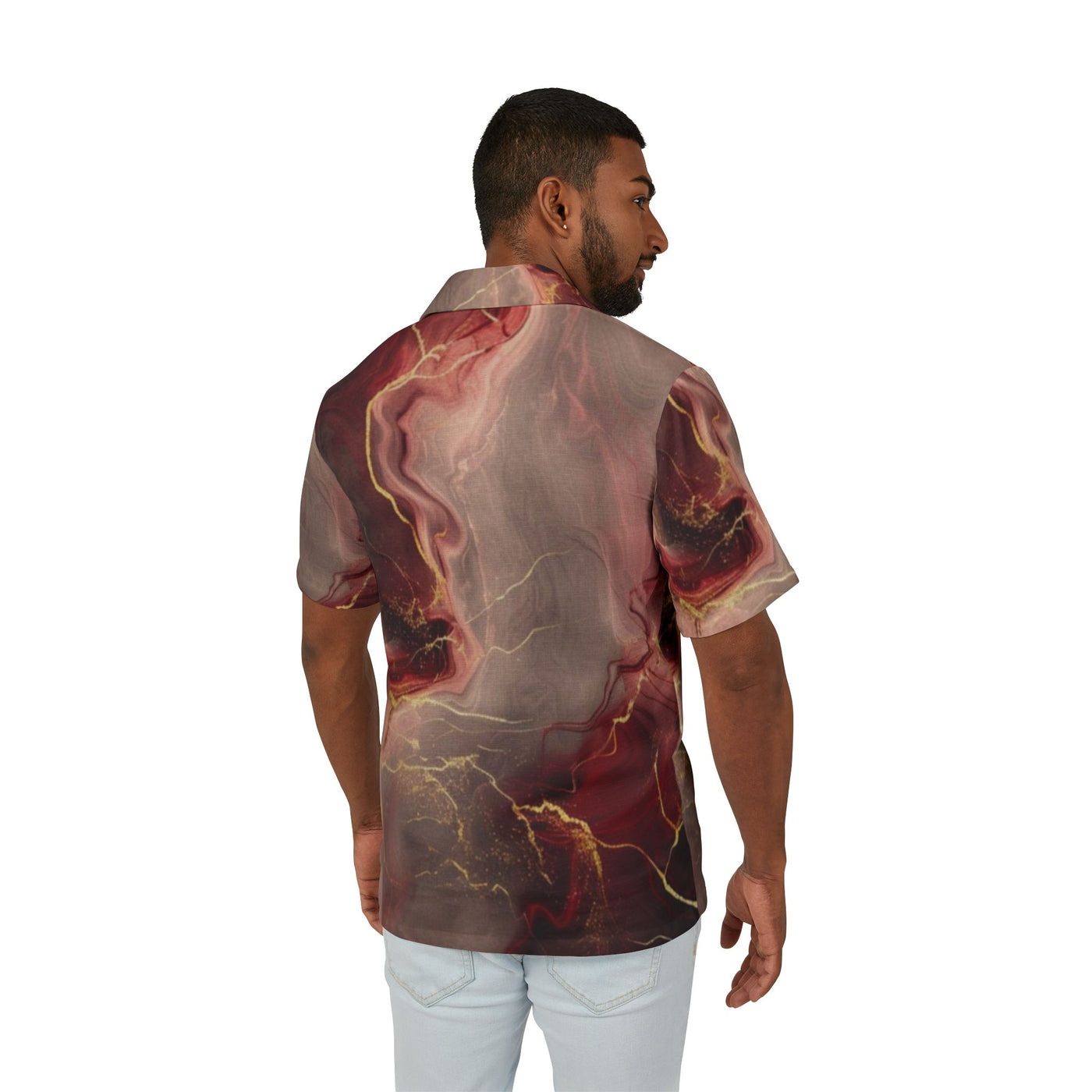 Red Hawaiian Camp Shirt (AOP)