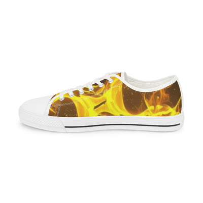 Yellow Men's Low Top Sneakers