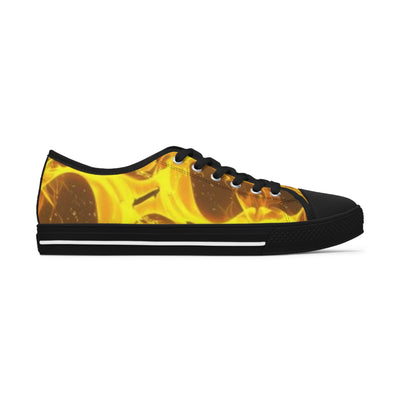 Yellow Women's Low Top Sneakers