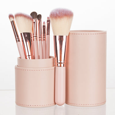 7 Makeup Brushes Portable Mini