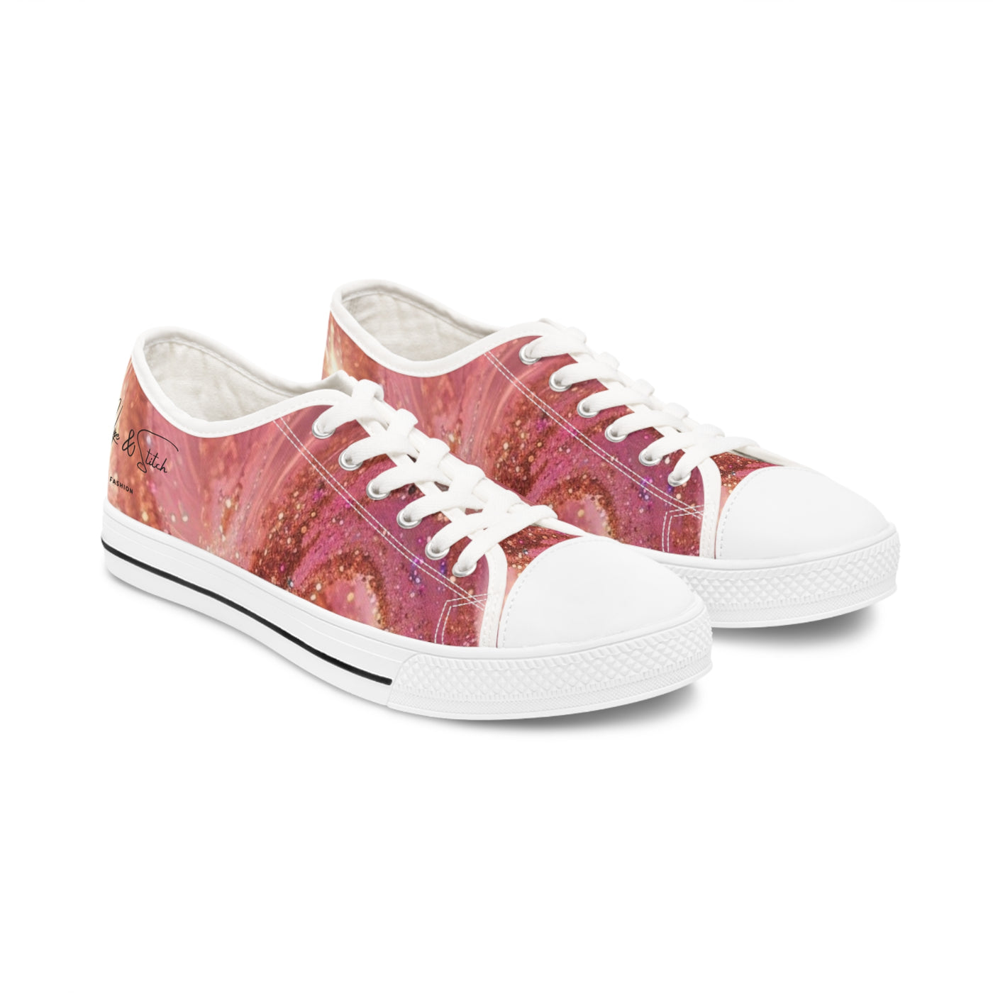 Pink Women's Low Top Sneakers