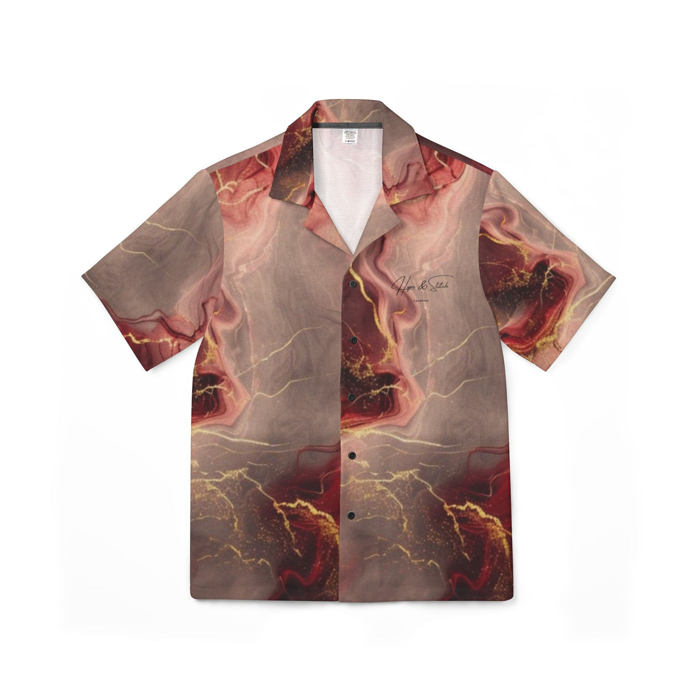 Red Hawaiian Camp Shirt (AOP)