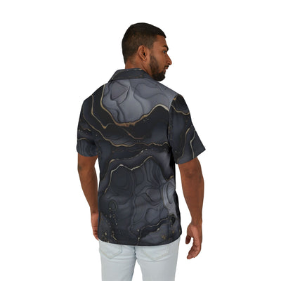 Gray Hawaiian Camp Shirt (AOP)