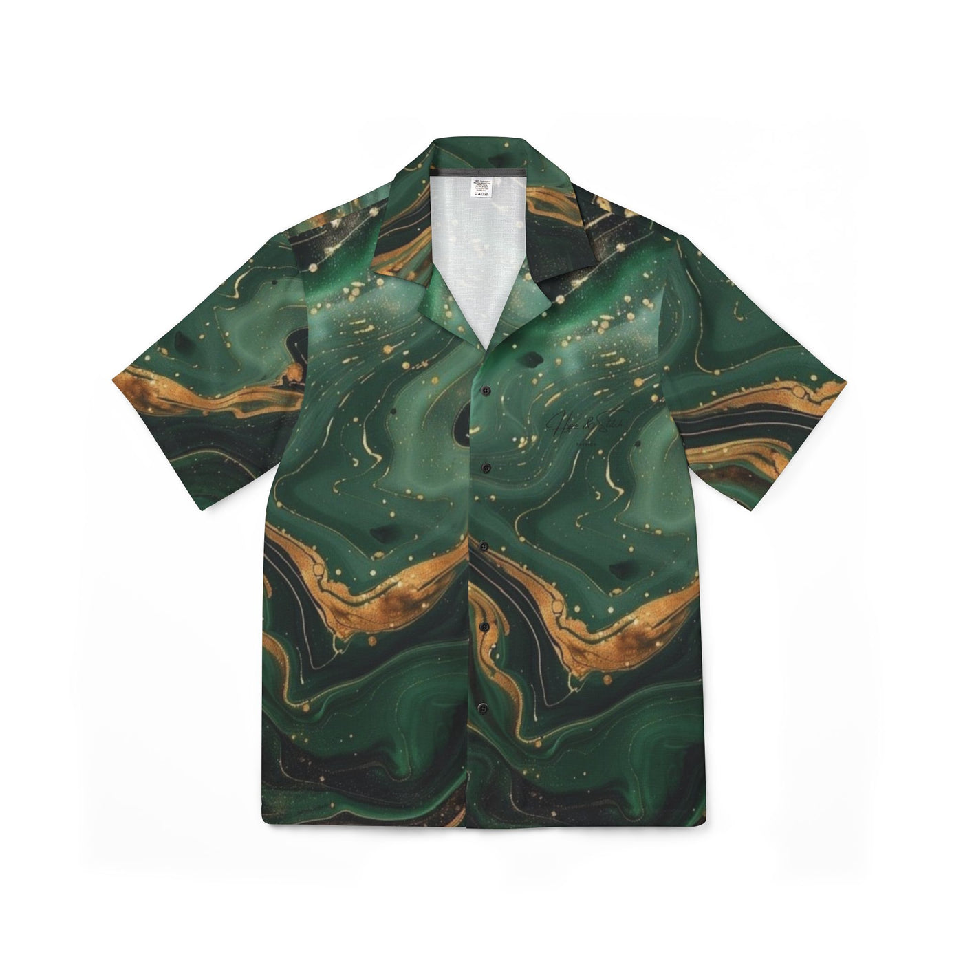 Green Hawaiian Camp Shirt (AOP)