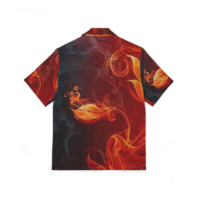 Orange Hawaiian Camp Shirt (AOP)